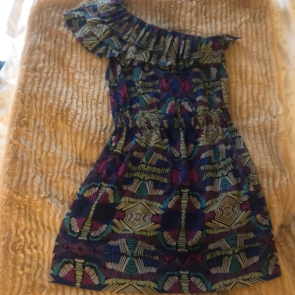 Postella Dress - Tribal Print, Multi Color.
